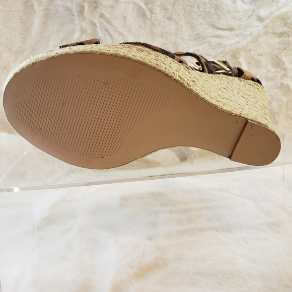 Steve Madden KLoudd-L Pony Hair Wedge Sandal - Picture 7 of 9